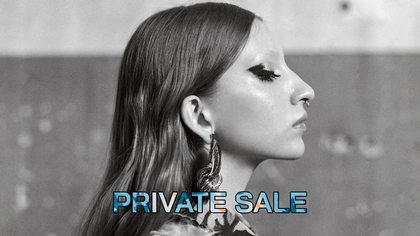 ETRO Private Sales on black and white portrait images