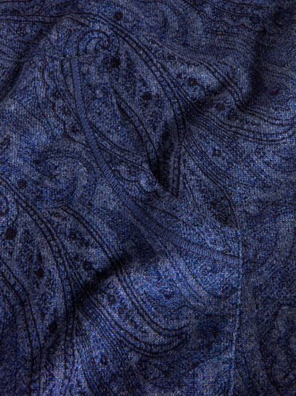 CASHMERE TROUSERS WITH PAISLEY PRINT