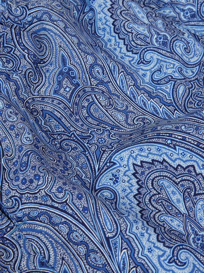 FLORAL PAISLEY PATTERN SWIM SHORTS