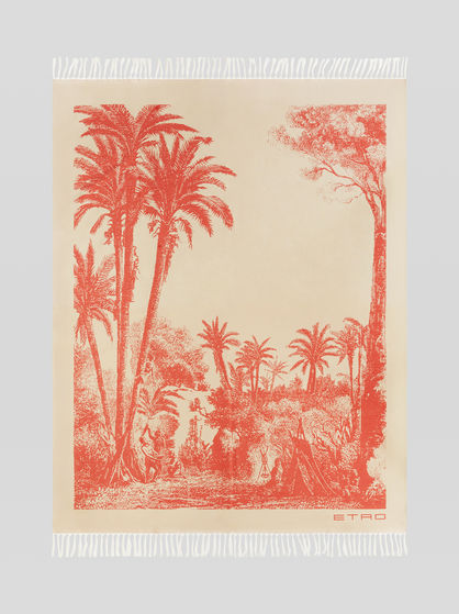 COTTON JACQUARD THROW