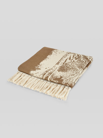 COTTON JACQUARD THROW