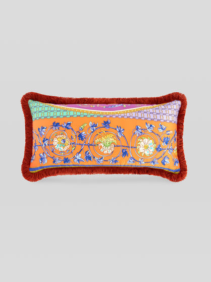 COTTON CUSHION WITH ORNAMENTAL DESIGNS