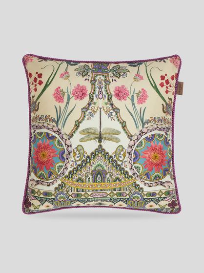 COTTON CUSHION WITH MAIOLICA DESIGN