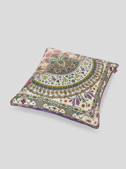 COTTON CUSHION WITH MAIOLICA DESIGN