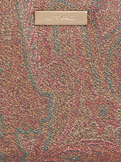 PAISLEY BRIEFTASCHE MIT REISSVERSCHLUSS