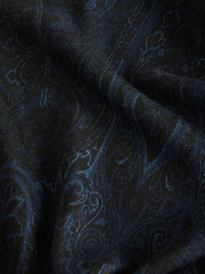 SILK AND CASHMERE PAISLEY JUMPER