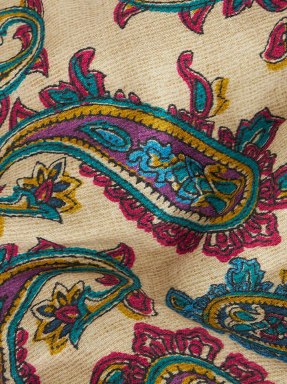 PAISLEY WOOL THROW