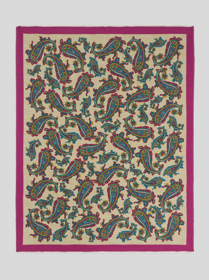 PAISLEY WOOL THROW
