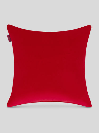VELVET CUSHION WITH EMBROIDERED PEGASO