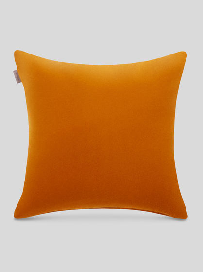 VELVET CUSHION WITH EMBROIDERED PEGASO