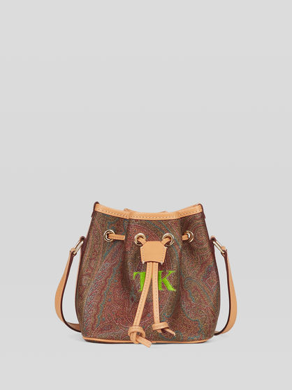 MEDIUM PAISLEY BUCKET BAG