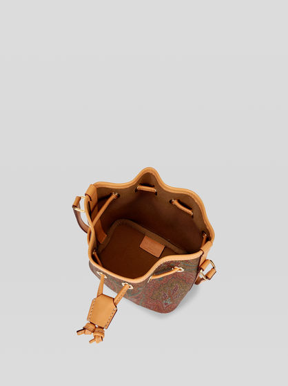 MEDIUM PAISLEY BUCKET BAG