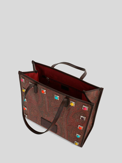 CROWN ME PAISLEY SHOPPINGTASCHE, MITTEL