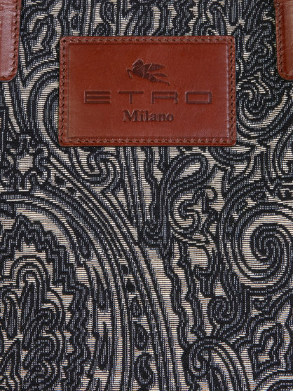SHOPPINGTASCHE AUS JACQUARDGEWEBE, GROSS