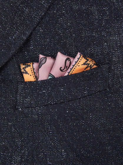POCKET SQUARE WITH MERMAID