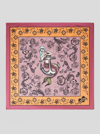 POCKET SQUARE WITH MERMAID