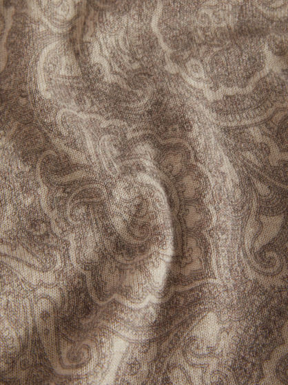 PAISLEY PATTERN WOOL JUMPER