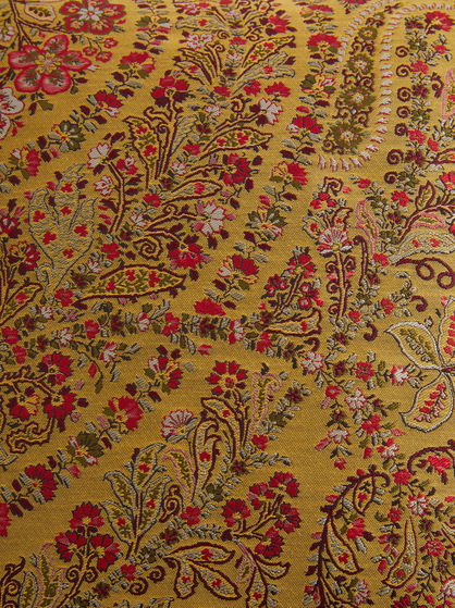 FRINGED JACQUARD CUSHION
