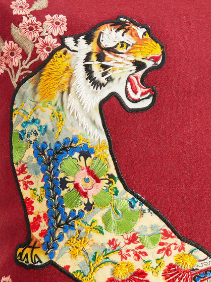 EMBROIDERED CUSHION