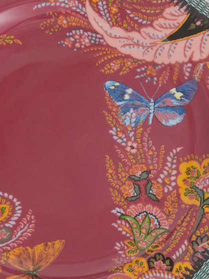 SET OF FOUR PAISLEY FRUIT PLATES