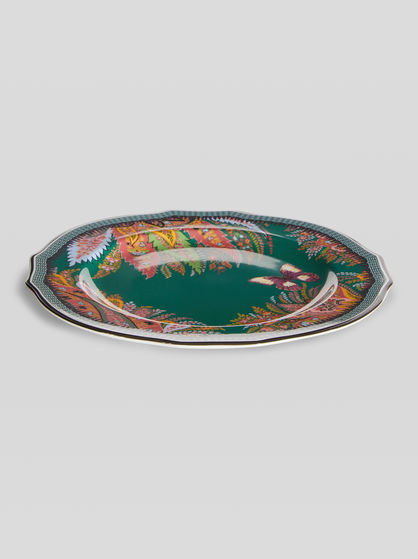 SET OF FOUR PAISLEY FRUIT PLATES