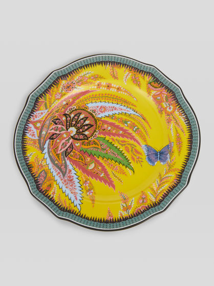 PAIR OF PAISLEY FRUIT PLATES