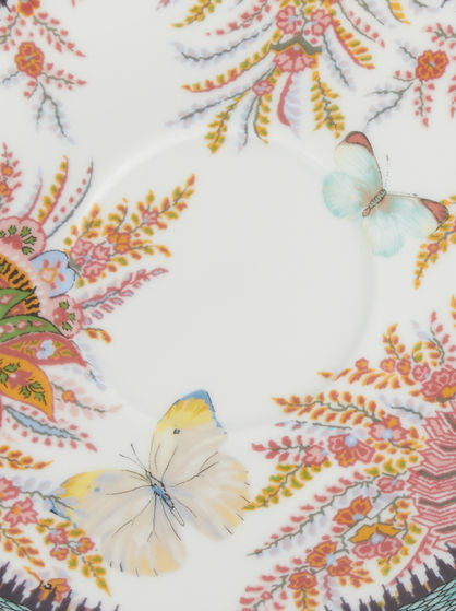 LEAFY PAISLEY TEA SET FOR TWO