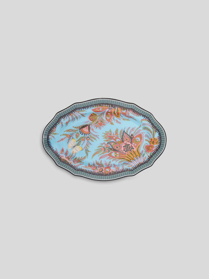 FLORAL PAISLEY SERVING DISH