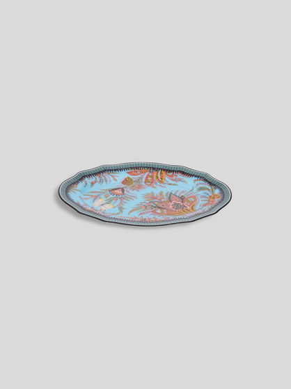 FLORAL PAISLEY SERVING DISH