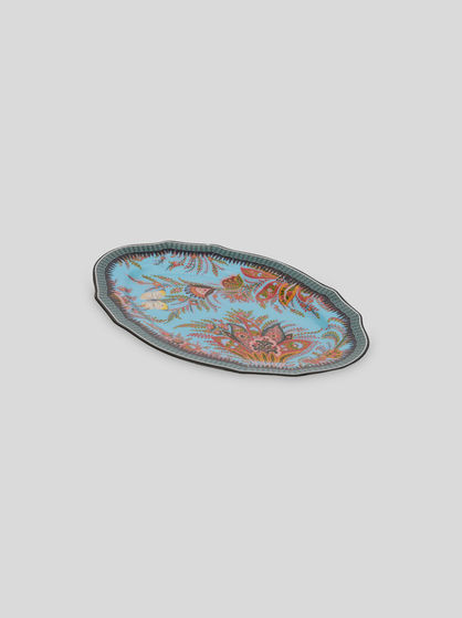 FLORAL PAISLEY SERVING DISH
