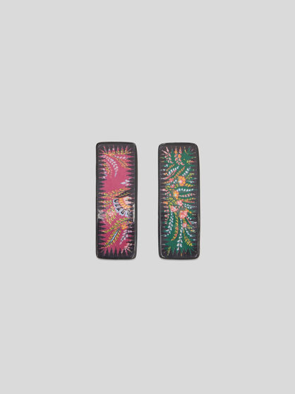 FLORAL PAISLEY CHOPSTICK HOLDER SET
