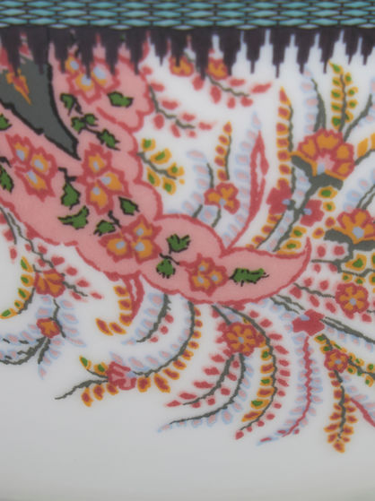 LEAFY FLORAL PAISLEY BOWL