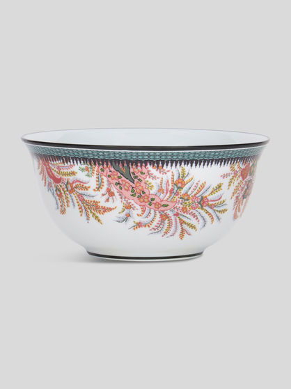 LEAFY FLORAL PAISLEY BOWL