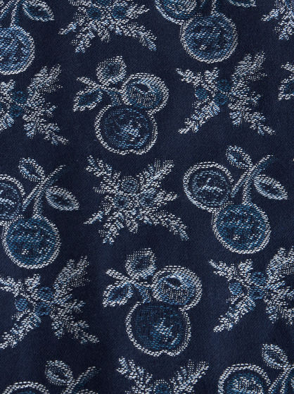 MINI JACQUARD DRESS WITH APPLES