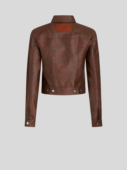 PAISLEY JACQUARD FABRIC JACKET