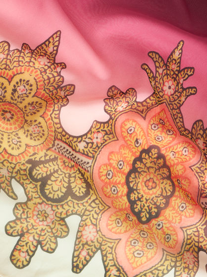 COLOUR SHADED LONG GEORGETTE SKIRT