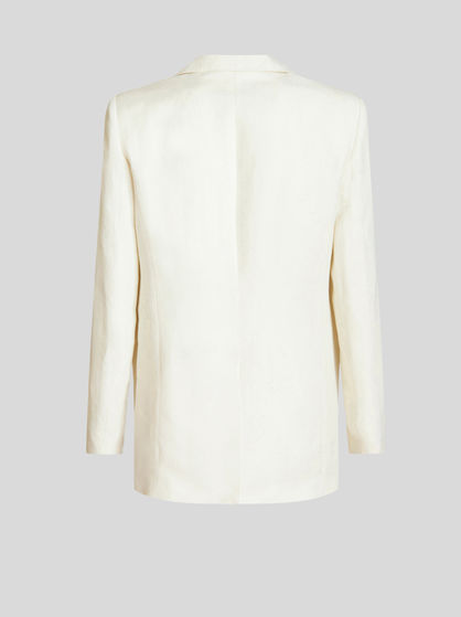 TAILORED LINEN AND SILK JACKET