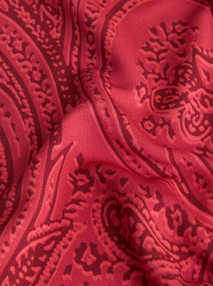PAISLEY PATTERN FLARED TROUSERS