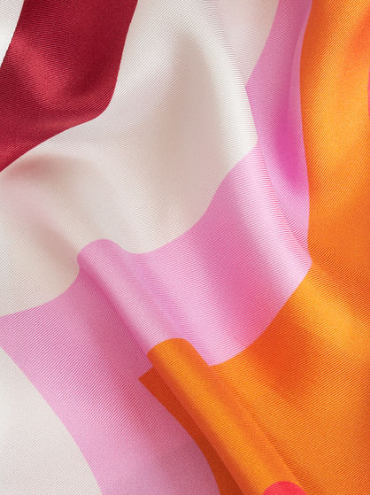COLOUR BLOCK SILK BERMUDAS