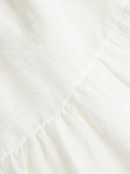 COTTON AND SILK SKIRT