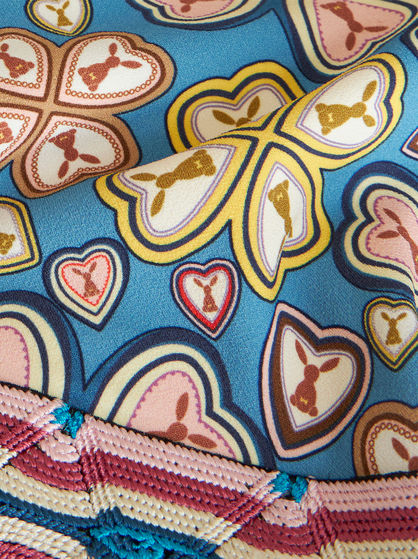TUNIC DRESS WITH LUCKY CLOVER PRINT