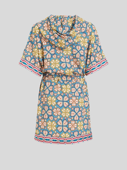 TUNIC DRESS WITH LUCKY CLOVER PRINT