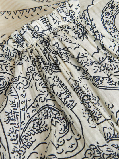 PLACED PRINT TUNIC DRESS