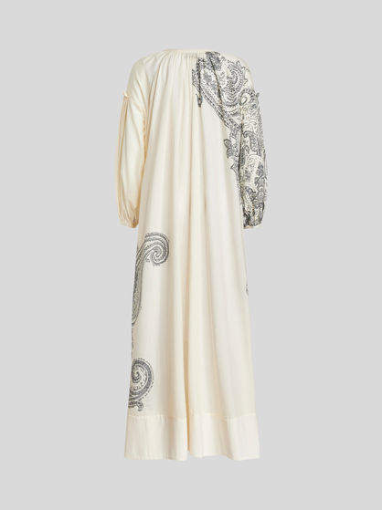 PLACED PRINT TUNIC DRESS