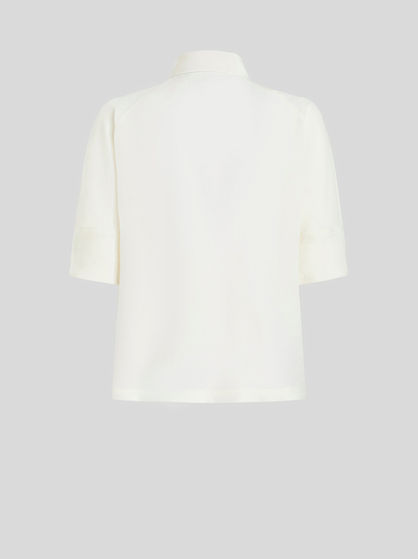 SHORT-SLEEVED SILK SHIRT