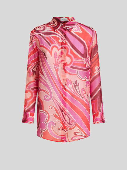 PAISLEY COTTON AND SILK SHIRT