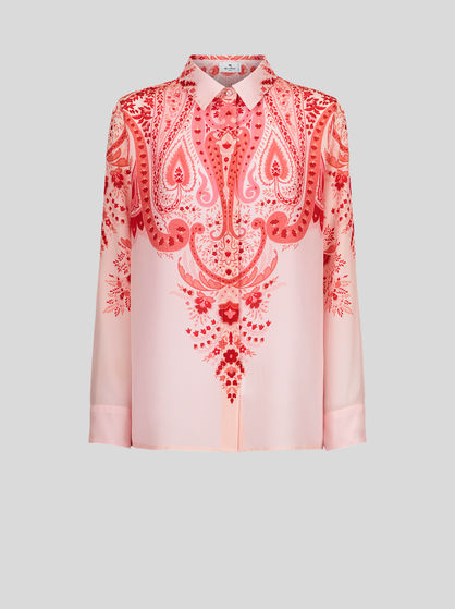 Floral Paisley silk shirt | Women | ETRO