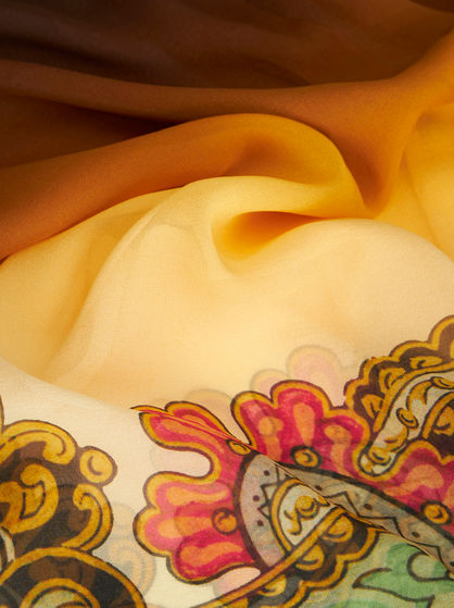 PRINTED SILK GEORGETTE SHIRT