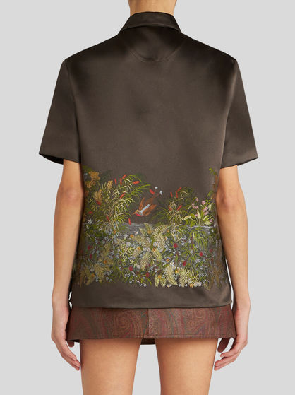 JACQUARD SHIRT WITH LANDSCAPE