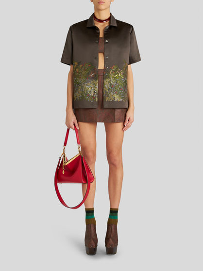 JACQUARD SHIRT WITH LANDSCAPE